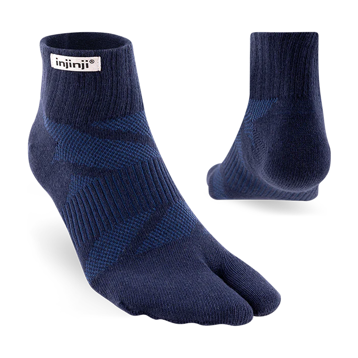 Split-Toe Mini-Crew Cotton