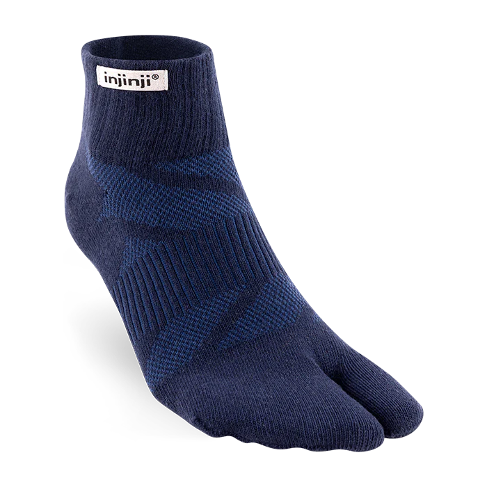 Split-Toe Mini-Crew Cotton