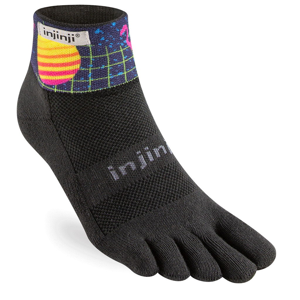 Injinji Sport Original Weight Mini-Crew Toesocks - Injinji Australia